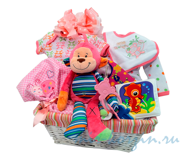 Корзина для подарков на День рождения