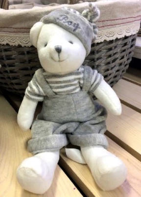 Игрушка интерьерная Мишка плюш. №2 H30